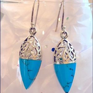Turquoise and Sterling Earrings